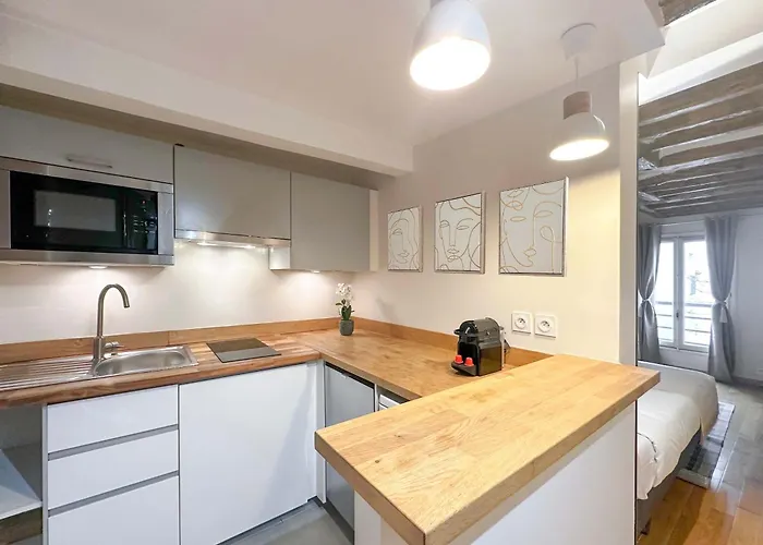 Charming With Elevator Access Near Luxembourg Gardens Appartement